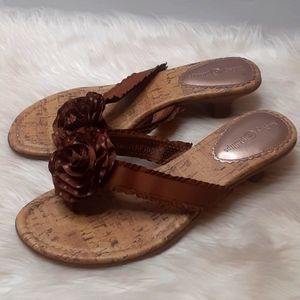 Lindsay Phillips Brown Sandals Size 9 (B11)